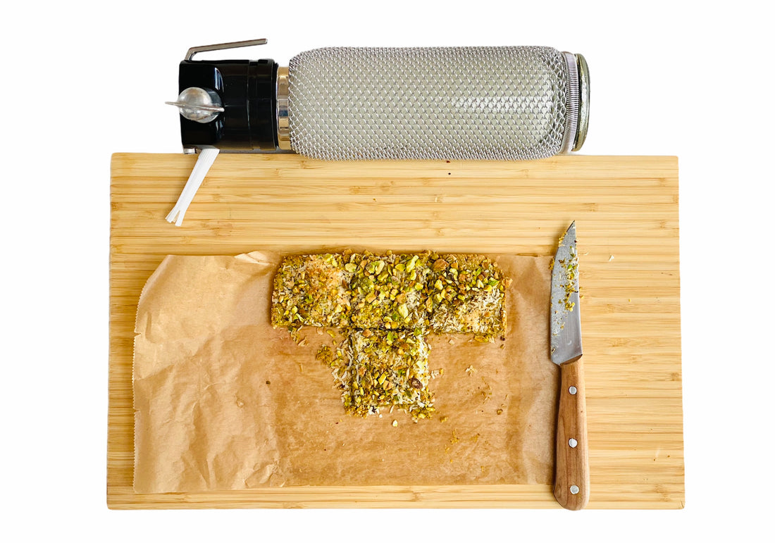 Pistáciovo ovsené štvorce