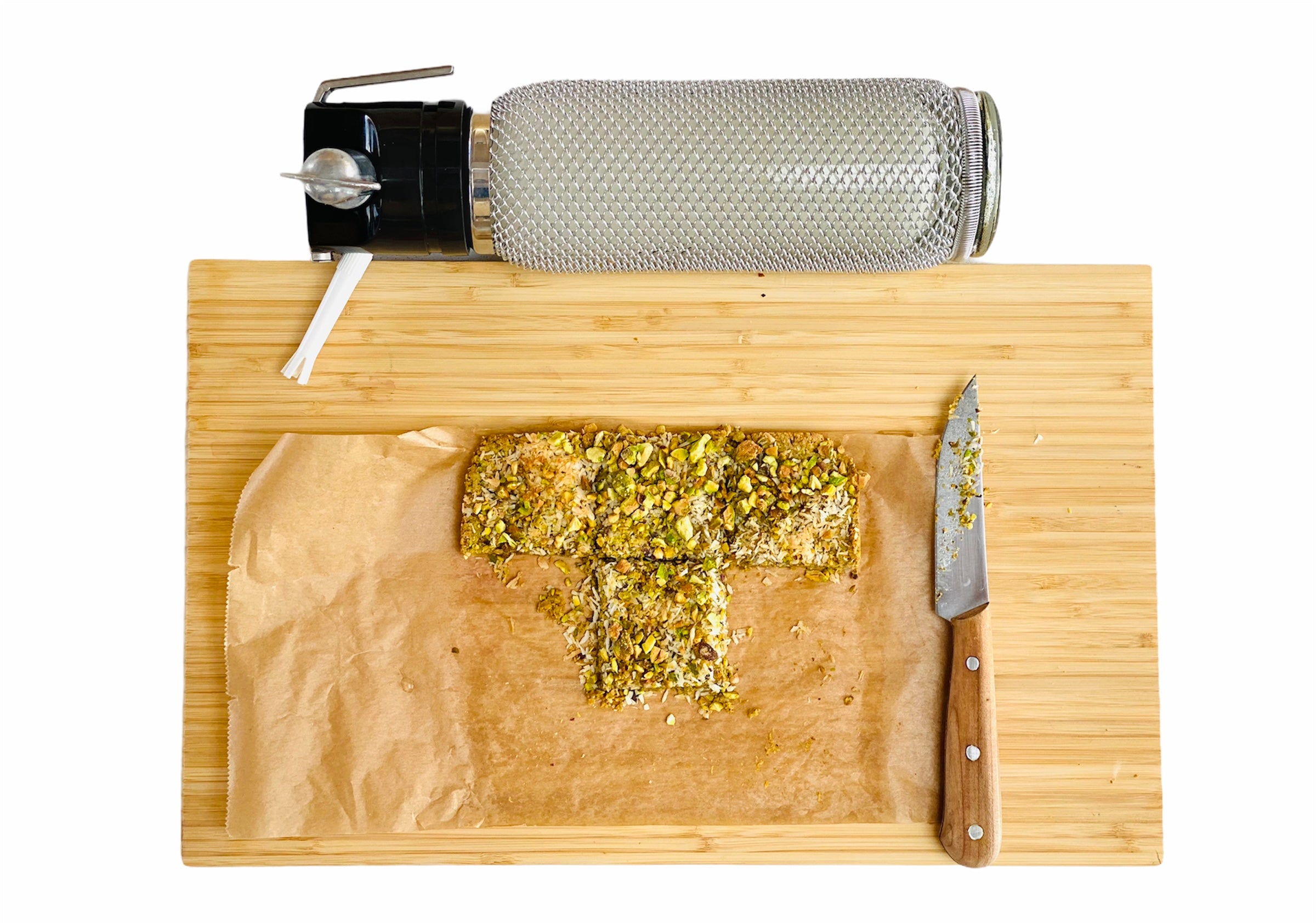 Pistáciovo ovsené štvorce