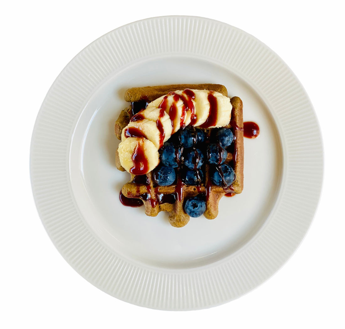 Banánovo-ovsené waffle