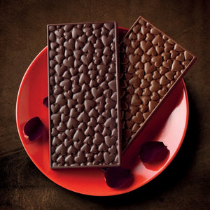Silikónová forma tabuľková čokoláda - srdiečka