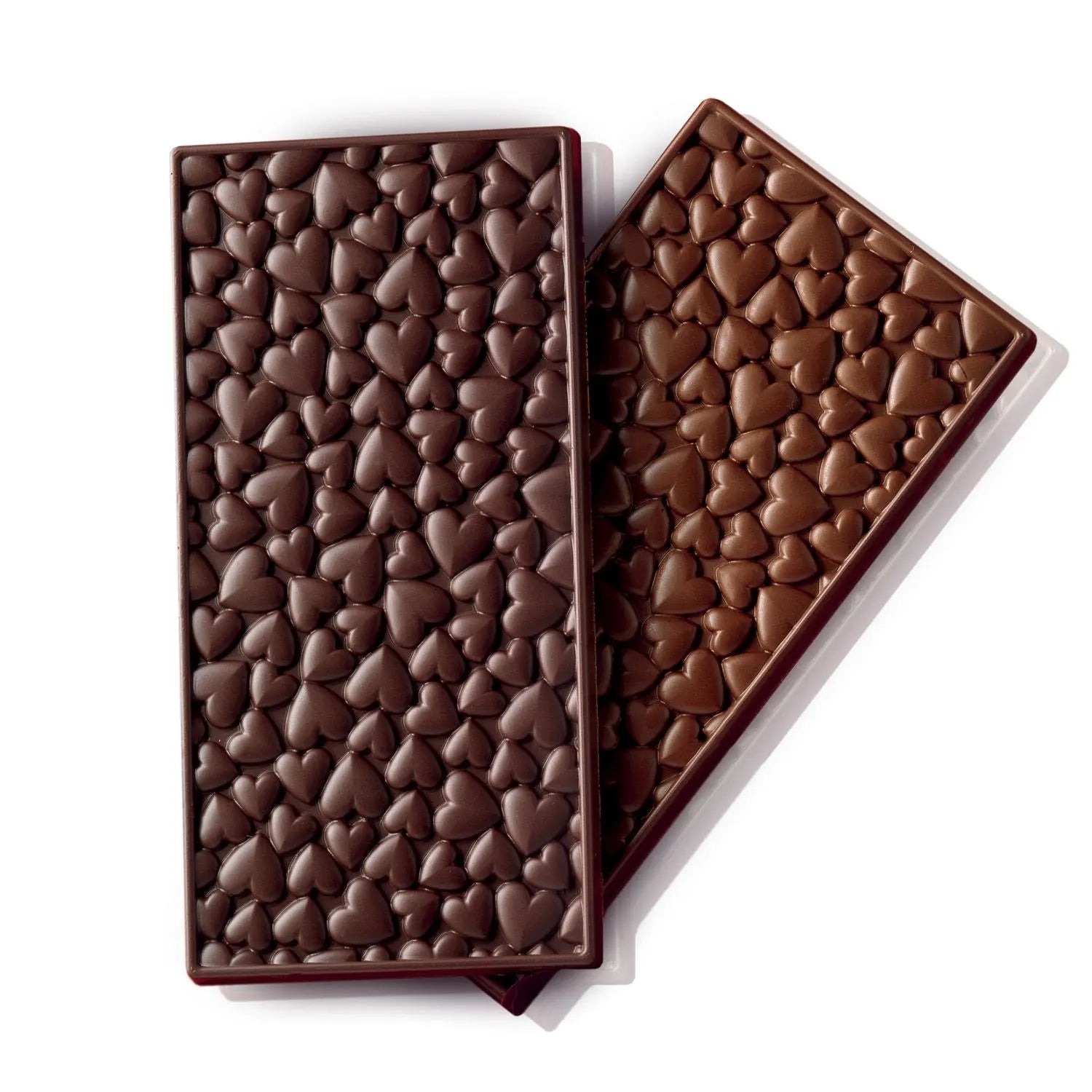 Silikónová forma tabuľková čokoláda - srdiečka