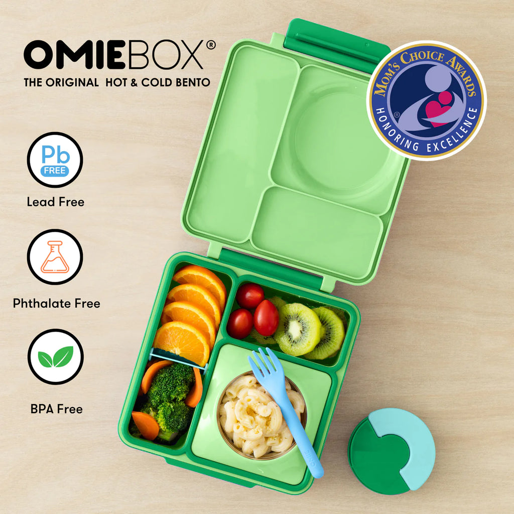 OmieBox hot & cold - Lunchbox s vyberateľnou termonádobou Jablko