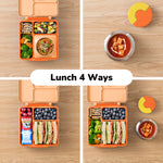Načítať obrázok do zobrazovača galérie, OmieBox hot &amp; cold - Lunchbox s vyberateľnou termonádobou Poppy Orange
