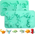 Silikónová forma na pečenie dinosaurov - zelená