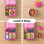 Načítať obrázok do zobrazovača galérie, OmieBox hot &amp; cold - Lunchbox s vyberateľnou termonádobou Pixie Pink
