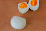 Načítať obrázok do zobrazovača galérie, Sada 2 formičiek na vajíčka (veľkosť vajíčka L)  medvedík a zajko
