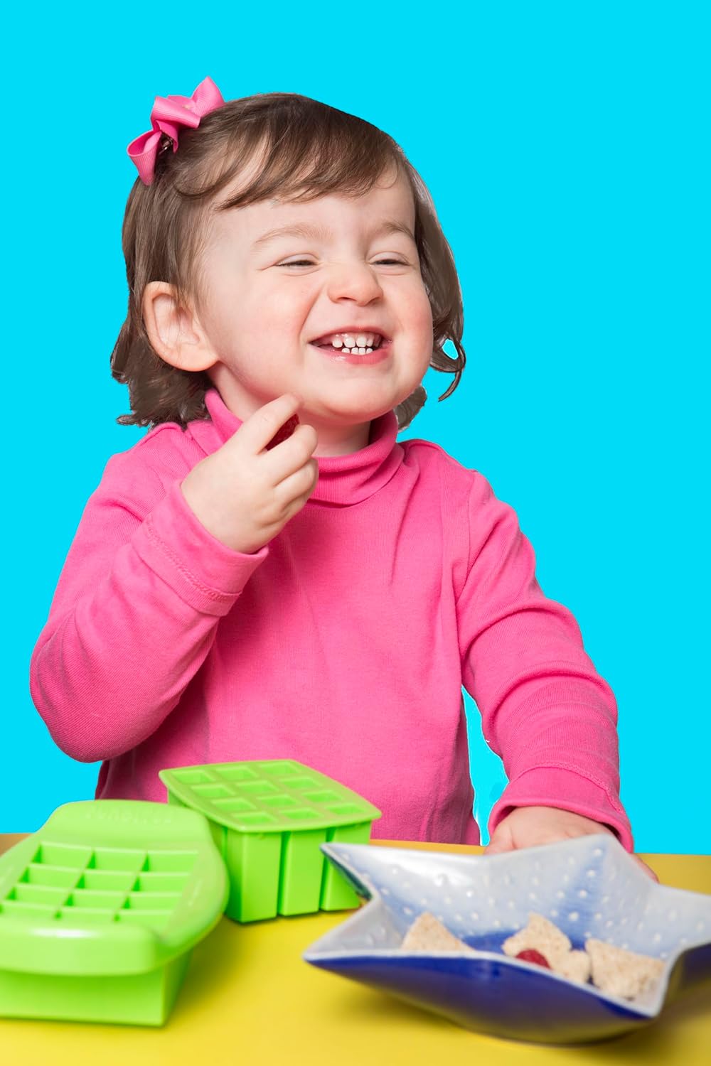 Sendvičové vykrajovátko FUNBITES štvorce zelené