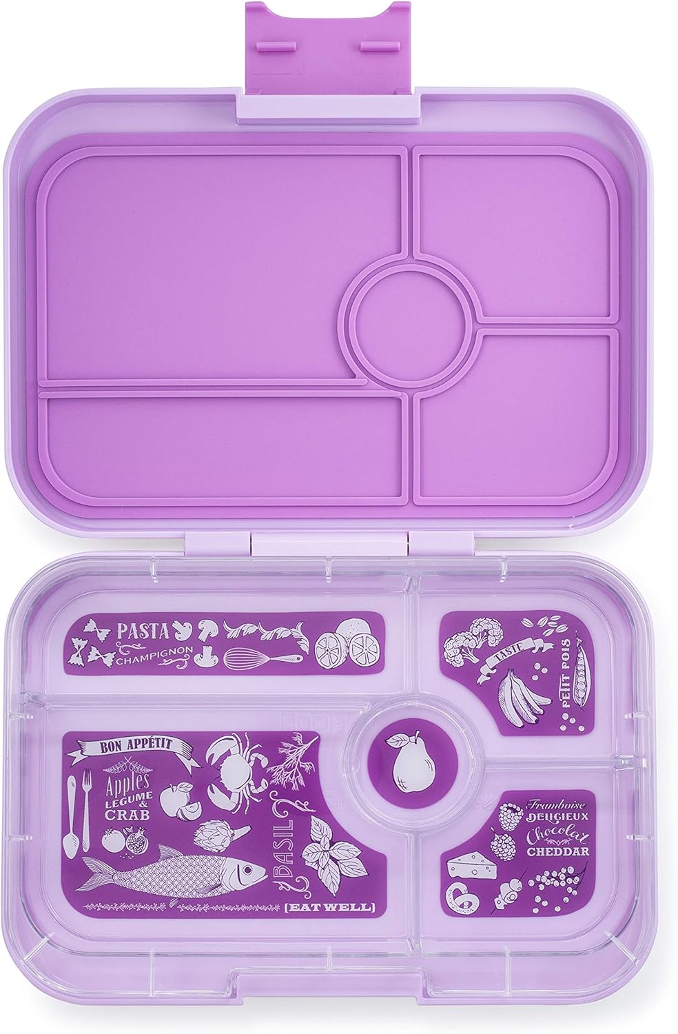 Extra tácka k Yumbox Tapas XL fialová 5 oddelení