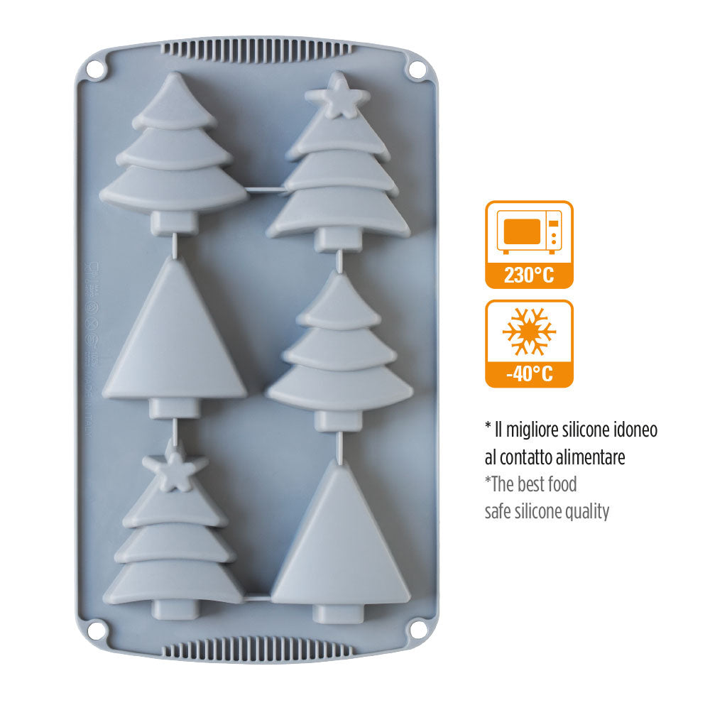 Silikónová forma - Vianočné stromčeky
