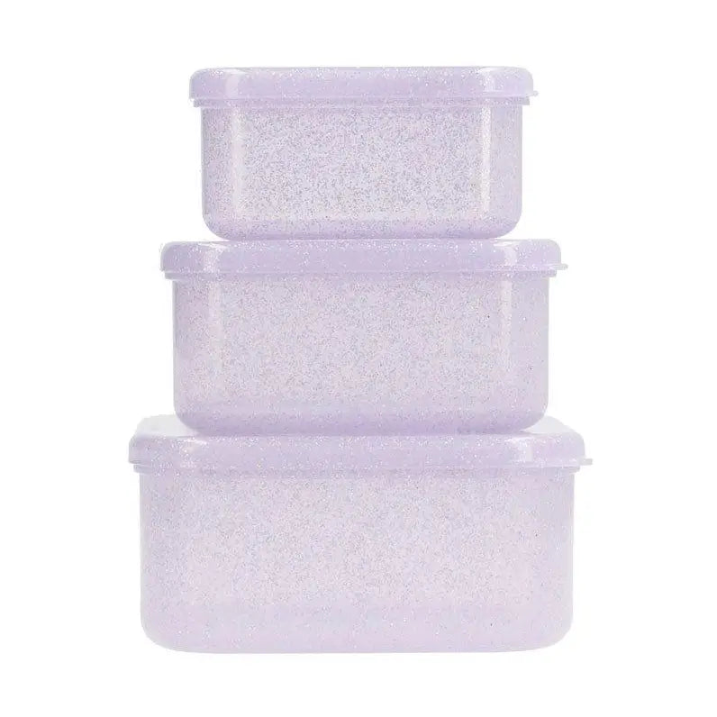 Tutete - sada 3 trblietavých boxíkov - Lila