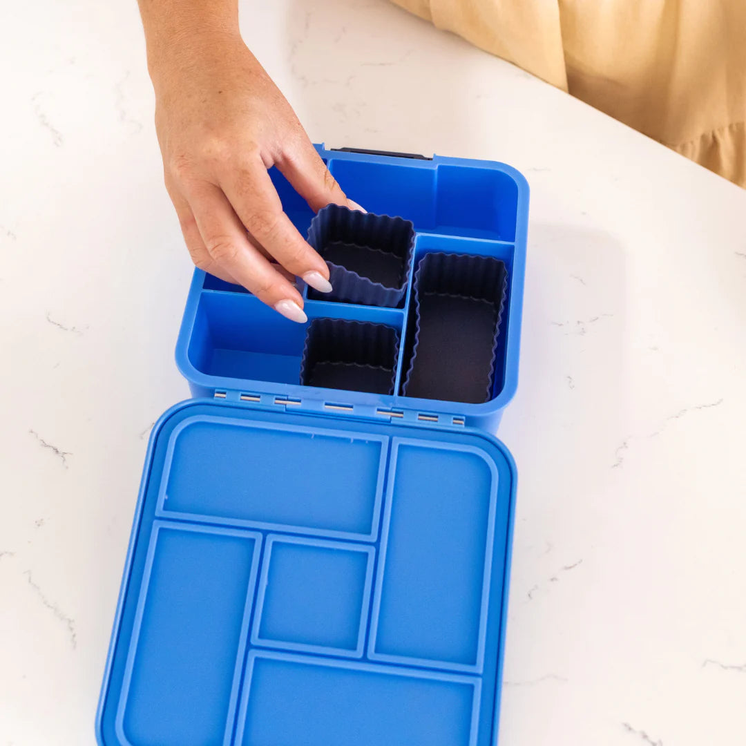 Sada 2+1 silikónových formičiek fialová Little Lunch Box Co - Baza