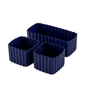 Sada 2+1 silikónových formičiek fialová Little Lunch Box Co - Baza