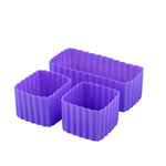 Načítať obrázok do zobrazovača galérie, Sada 2+1 silikónových formičiek fialová Little Lunch Box Co - Hrozno
