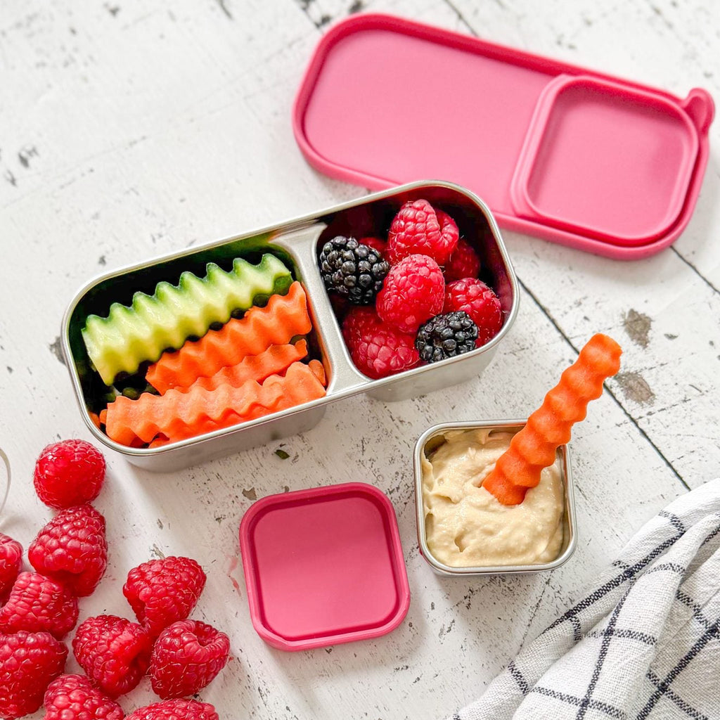 Nerezová sada Dip&Snack - fuchsia