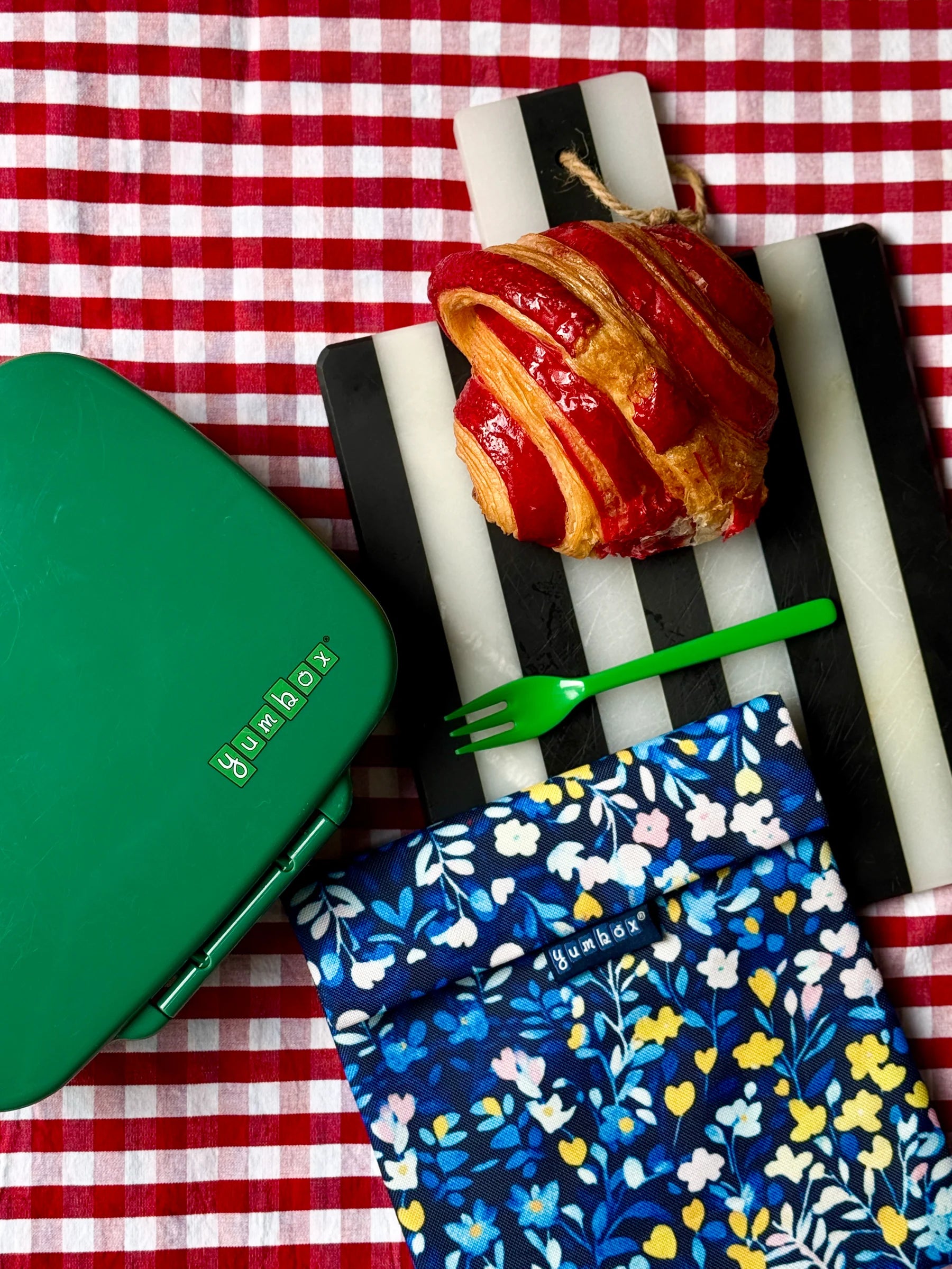 Yumbox GO - 5 oddelení zelená Lima