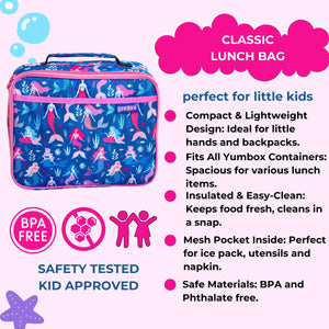 Yumbox CLASSIC termo izolačná taška na lunchbox Morské víly