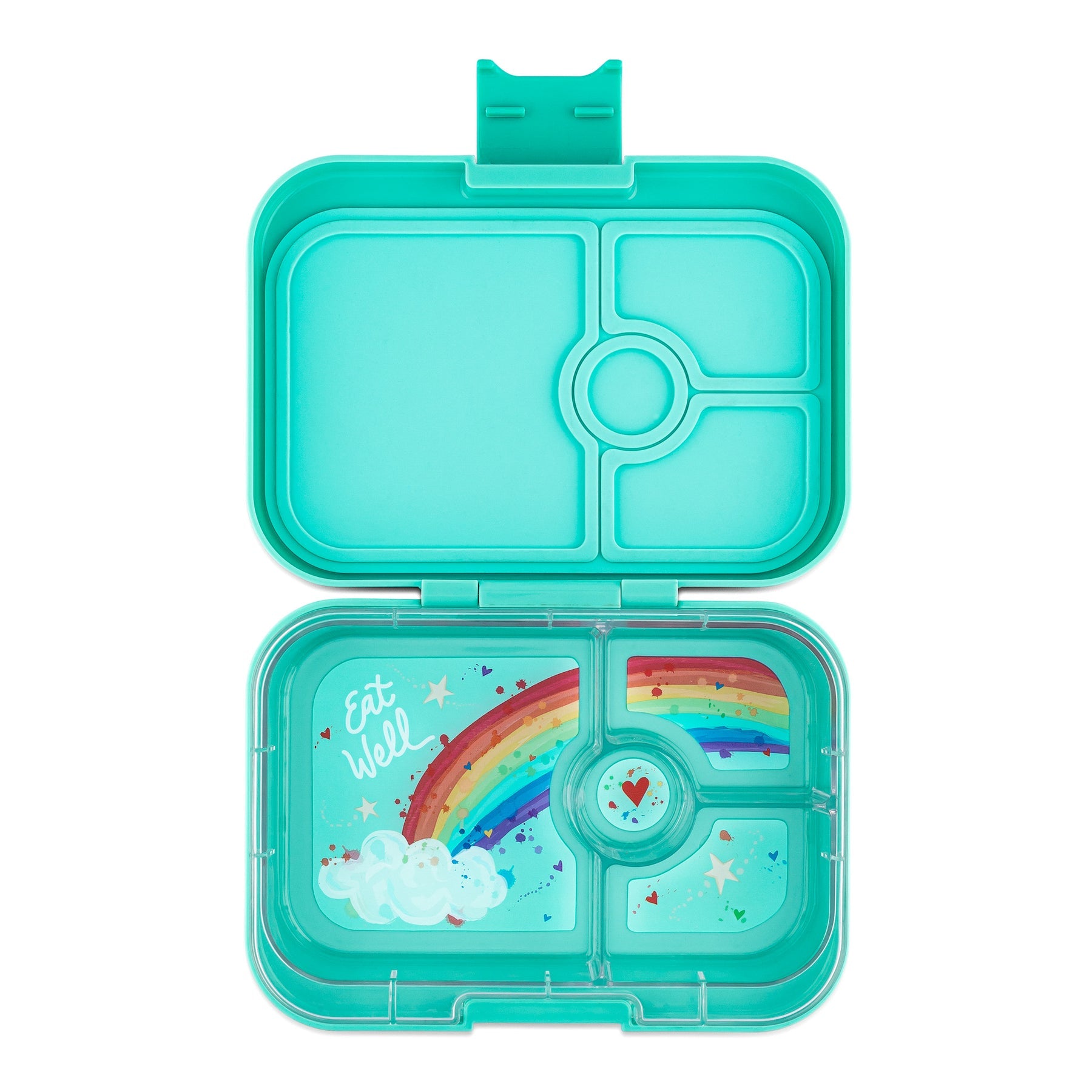 Yumbox Panino 4 oddelenia zahmlená voda Dúha