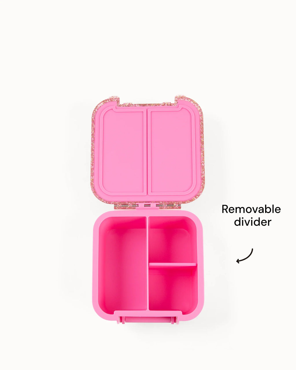 Mini Bento 2 - ružová s trblietkami