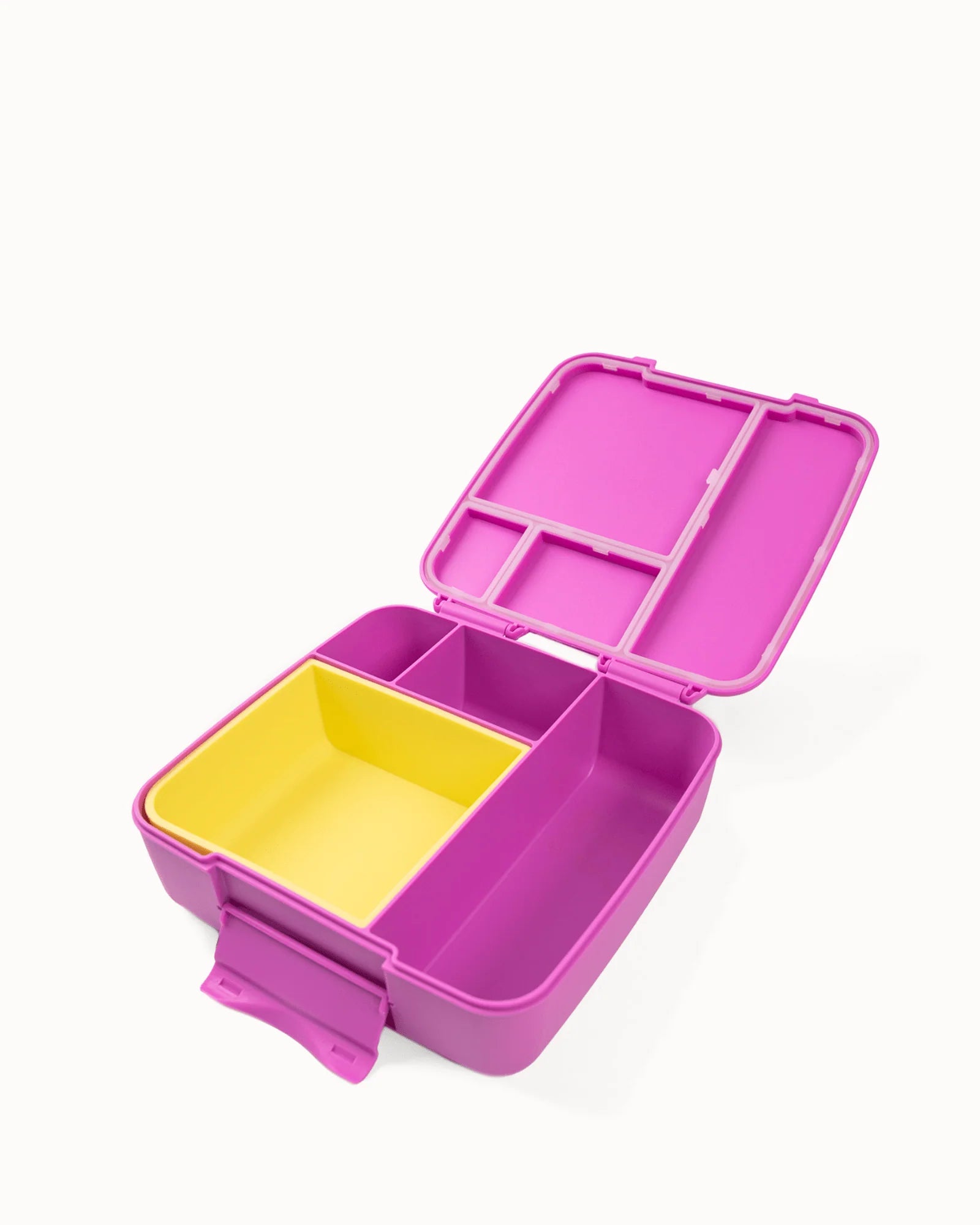 MontiiCo FEAST štvorcová silikónová tácka Žltá