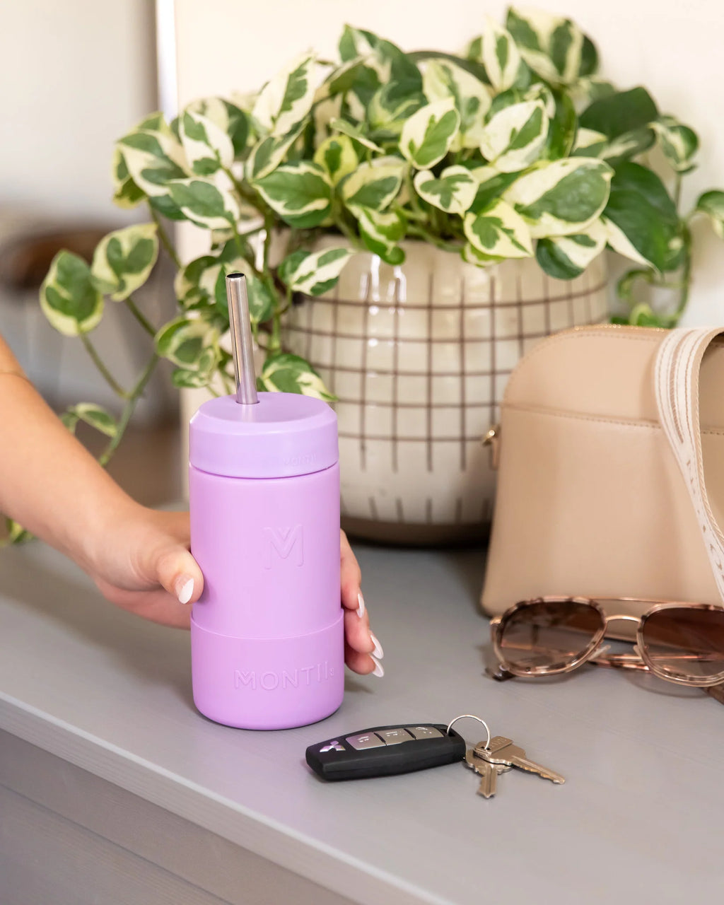 MontiiCo FUSION silikónový chránič na fľašu 350/475/700ml Súmrak