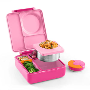 OmieBox hot & cold - Lunchbox s vyberateľnou termonádobou Pixie Pink