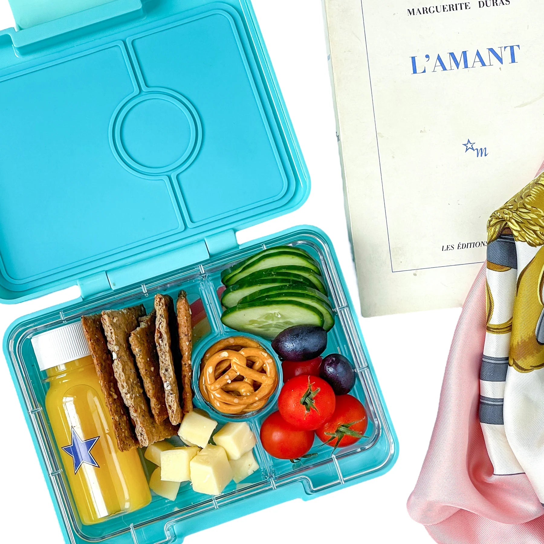 Yumbox Sada 6 mini fľaštičiek na džús 60ml