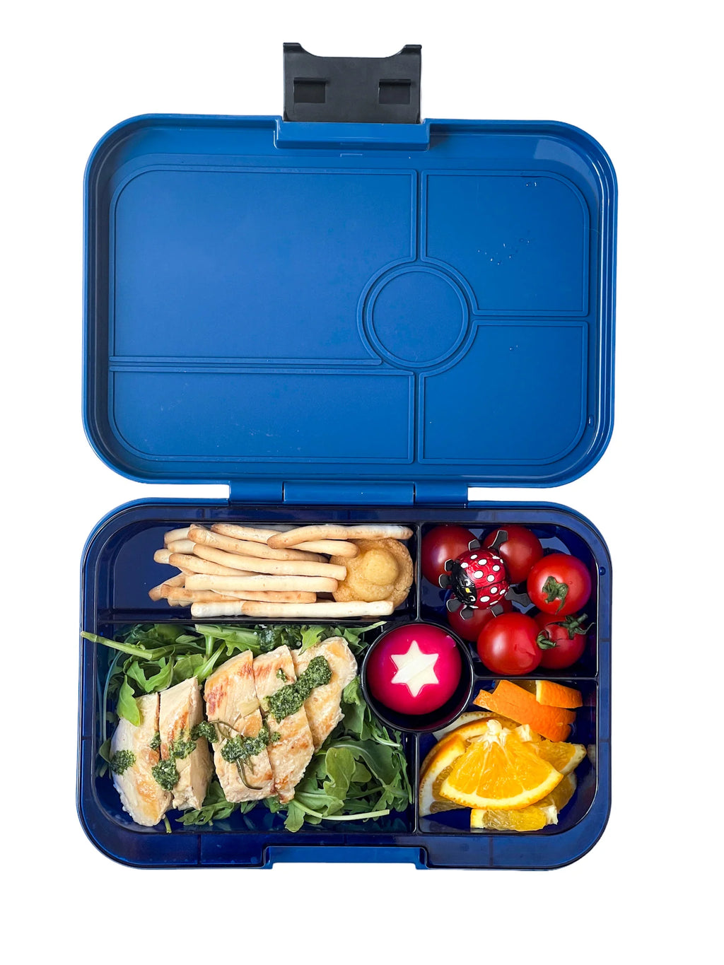 Yumbox XL Tapas 5 oddelení modrá Monte Carlo - džugľa