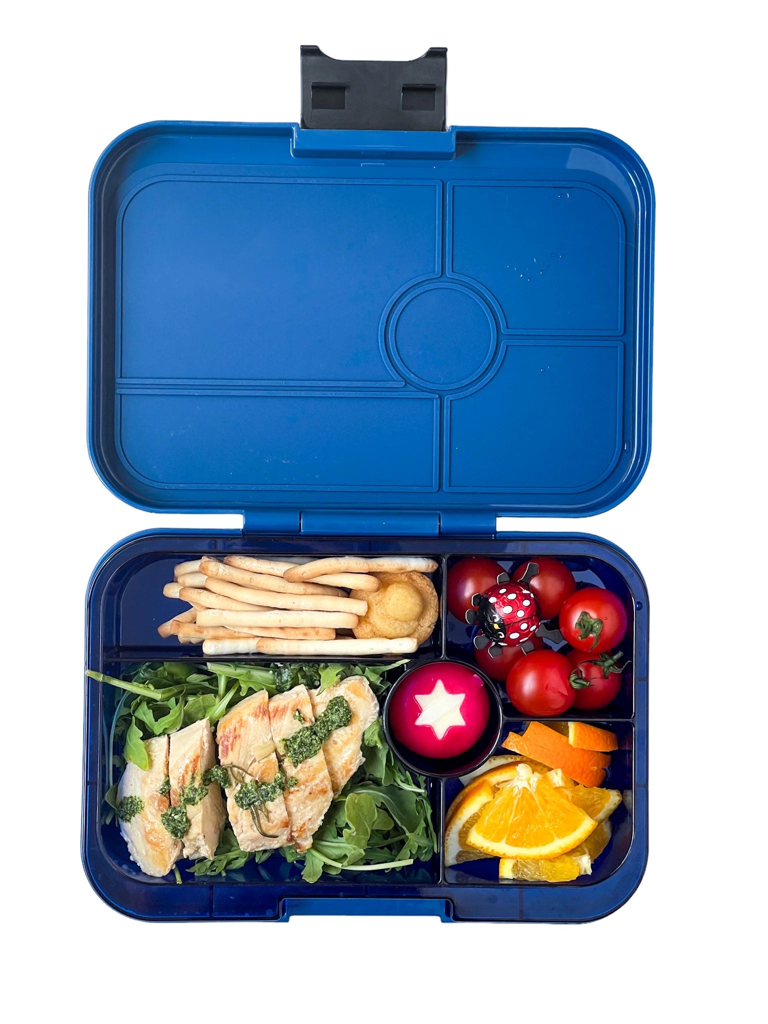 Yumbox XL Tapas 5 oddelení modrá Monte Carlo - džugľa
