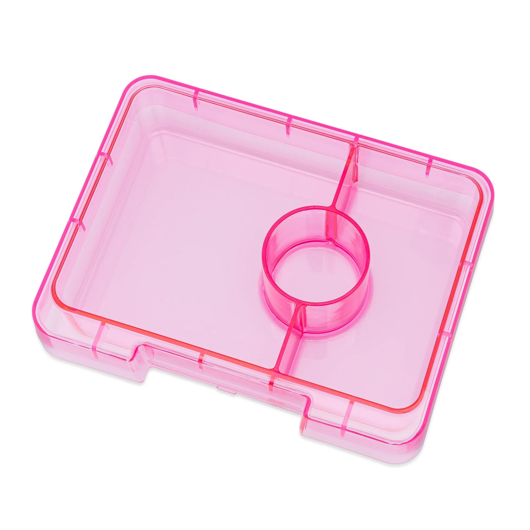 Yumbox Snack 3 oddelenia ružová s trblietkami