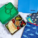 Načítať obrázok do zobrazovača galérie, Yumbox Prêt  nerez 4 oddelenia - normandská modrá
