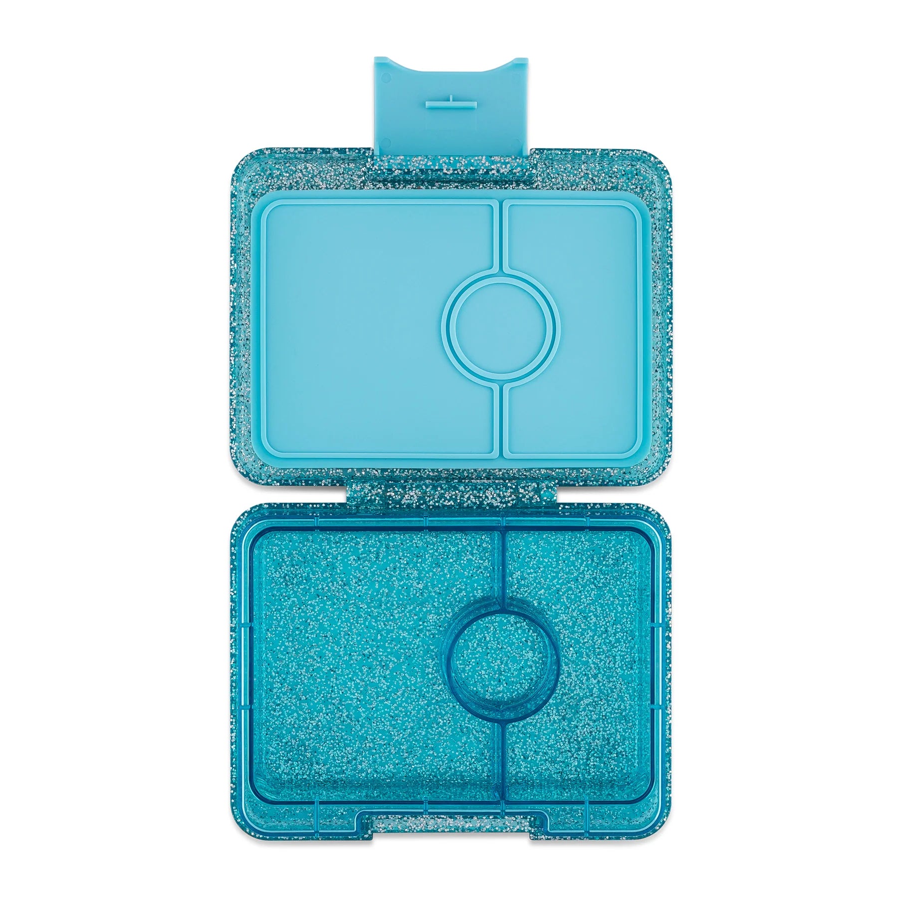 Yumbox Snack 3 oddelenia aqua s trblietkami