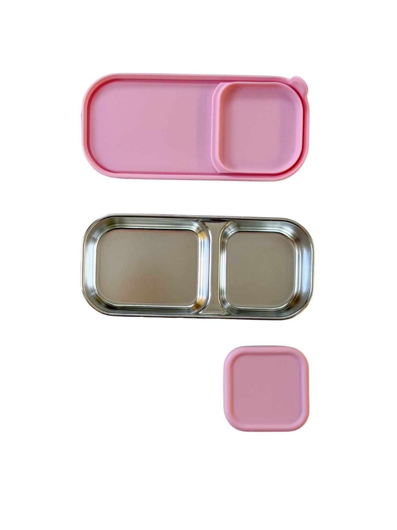 Nerezová sada Dip&Snack - ružová