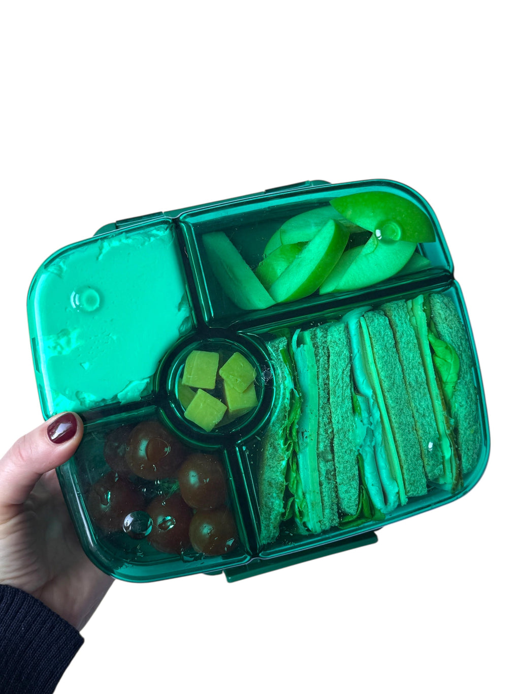 Yumbox GO - 5 oddelení zelená Lima