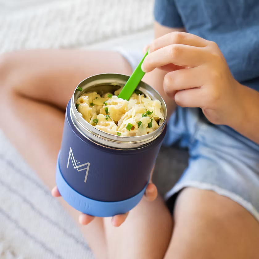 MontiiCo termoska na jedlo 400ml modrá