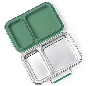 Lekkabox DUO - nerezový box s 2 oddeleniami - les