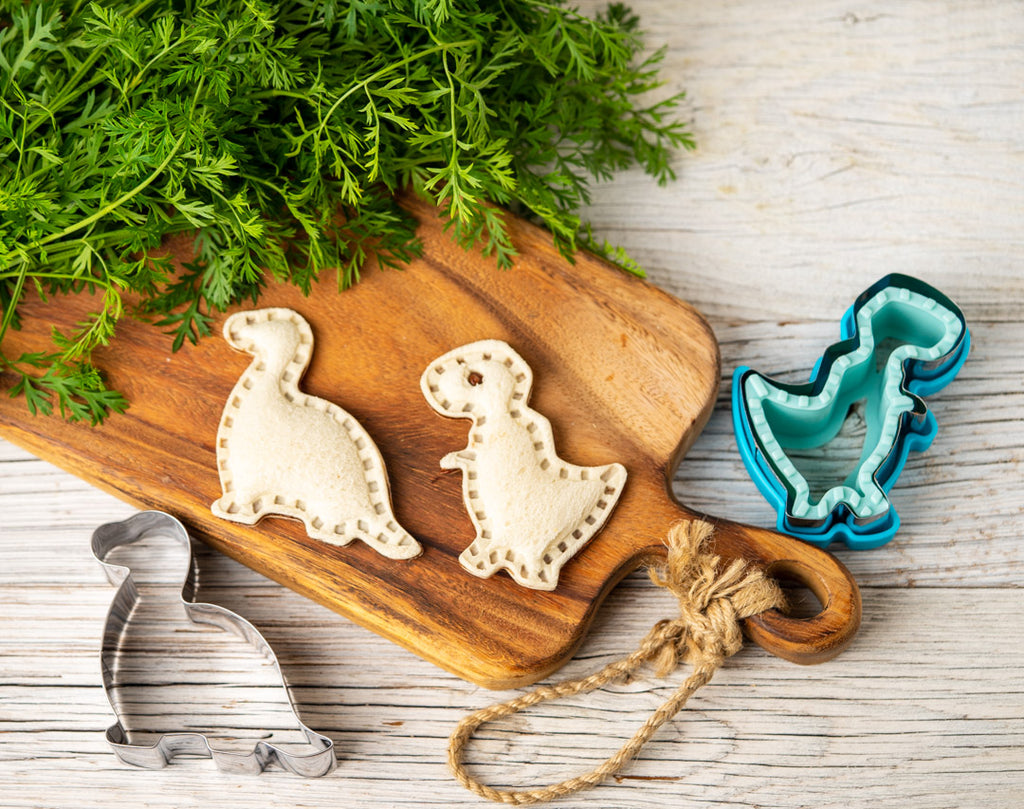 Sada 2 tvorítok Lekkabox na plnené sendviče - dinovia