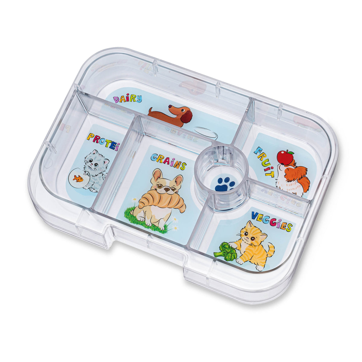 Yumbox Original 6 oddelení fialová (psíky a mačičky)