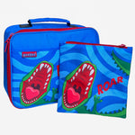 Načítať obrázok do zobrazovača galérie, Yumbox POCHETTE - zero waste vrecúško na sendviče - Dino - ZIPS
