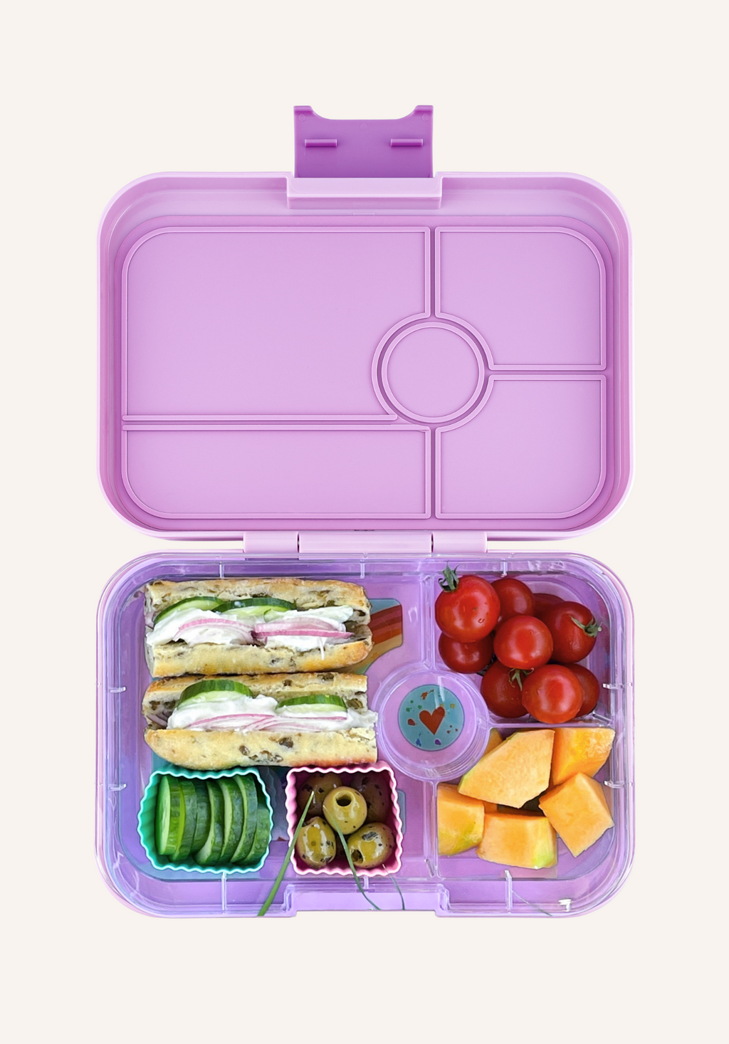 Yumbox XL Tapas 4 oddelenia Sevillská fialová