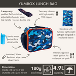 Načítať obrázok do zobrazovača galérie, Yumbox termo izolačná taška na lunchbox s popruhom  - Kamufláž
