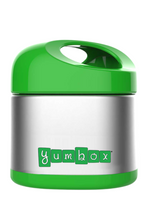 Načítať obrázok do zobrazovača galérie, Yumbox Cubi 295ml termoska na jedlo Apple Green
