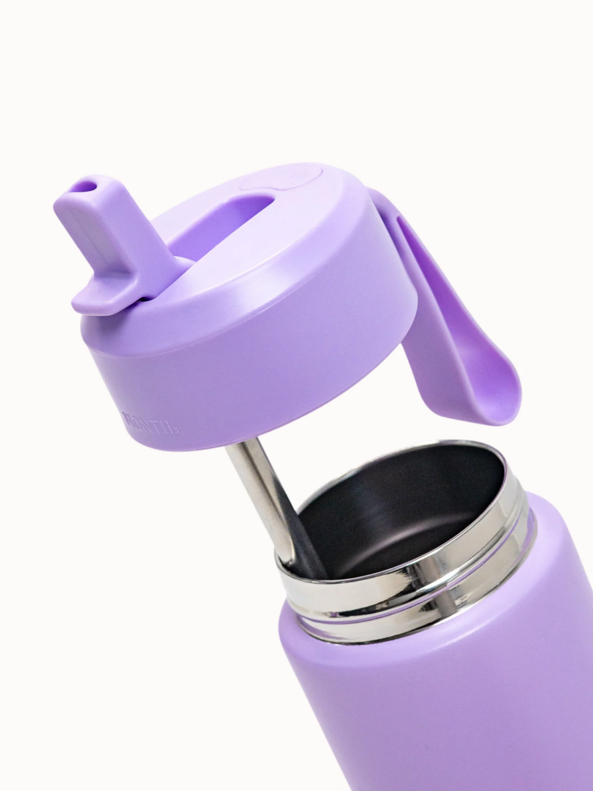 Montii Fusion 475ml - termofľaša so silikonovým chráničom a nerezovou slamkou - Fuchsia