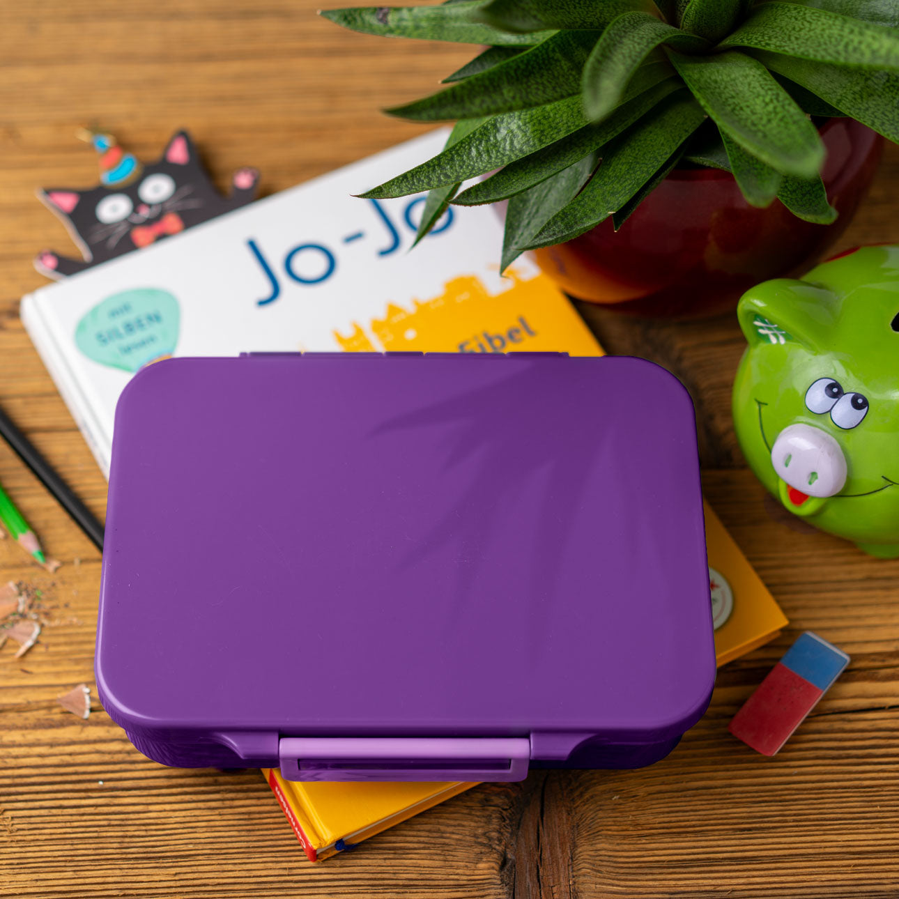 Lekkabox Classic  so 4 oddeleniami - Lila