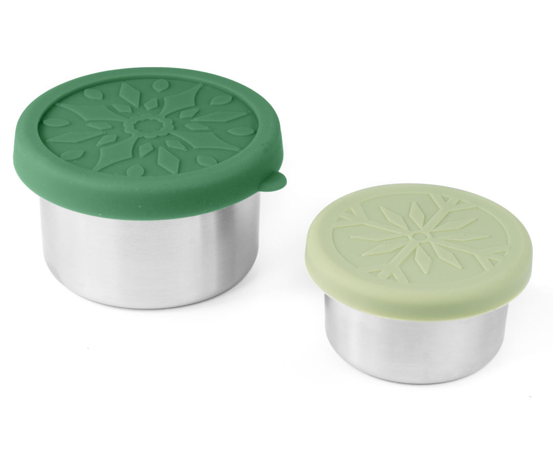 Sada 2 nerezových nádobiek na omáčky - les