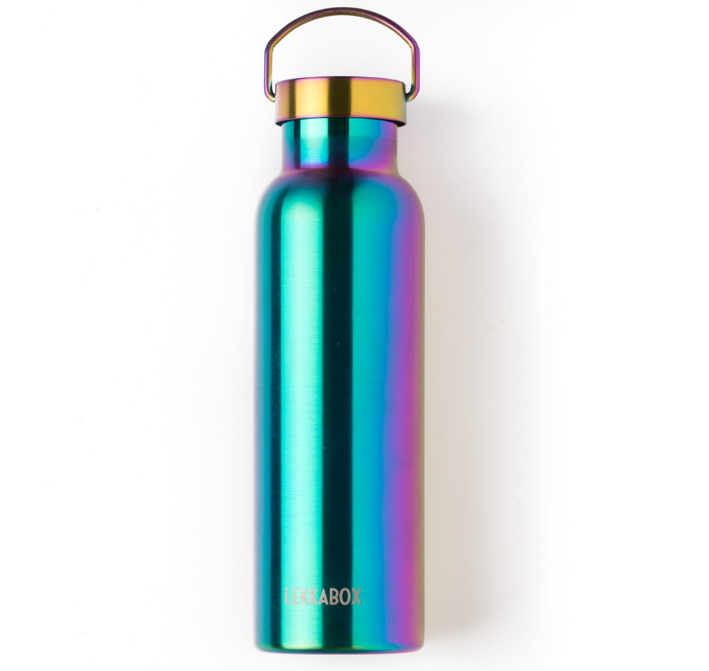 Lekkabox ISO 600ml - termoizolačná fľaša dúhová