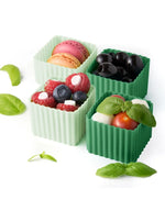 Načítať obrázok do zobrazovača galérie, Sada 4 silikónových formičiek Lekkabox - les
