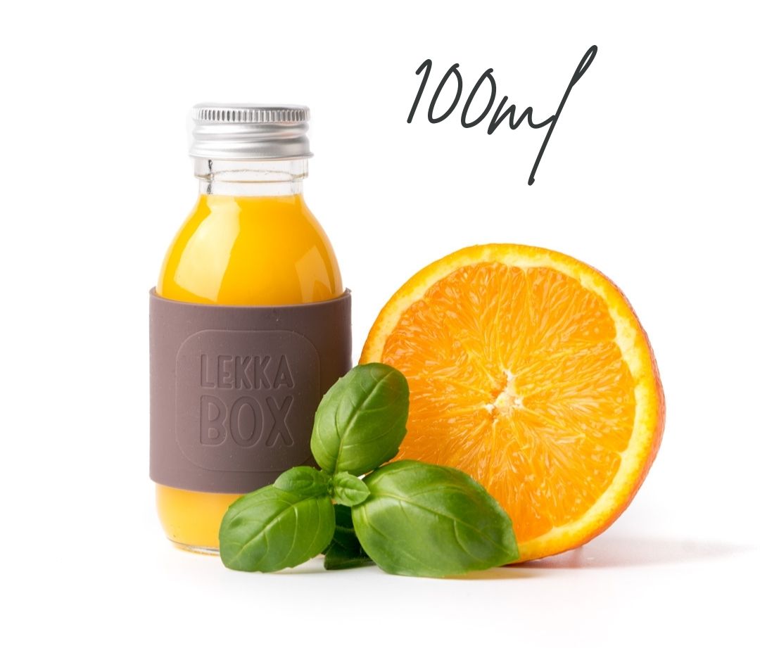 Lekkabox Juicy Mini fľaštička na smoothie/džús 100ml hnedá