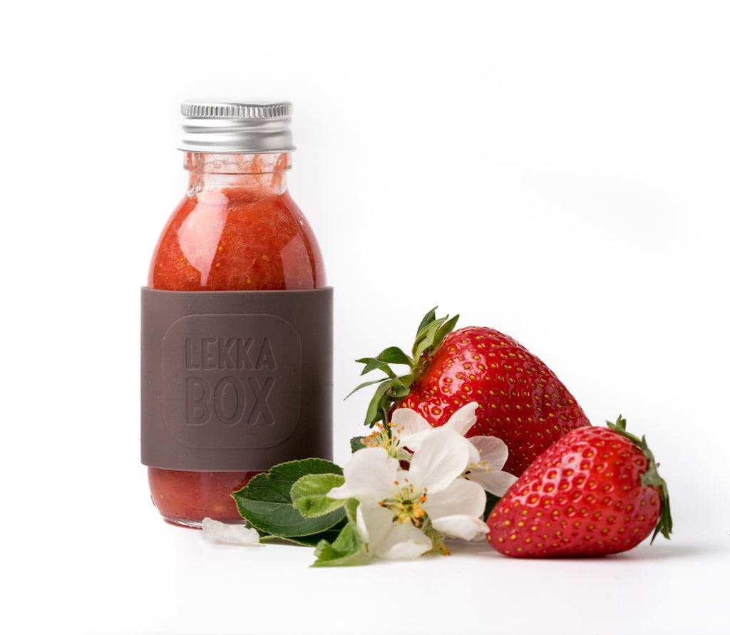 Lekkabox Juicy Mini fľaštička na smoothie/džús 100ml hnedá