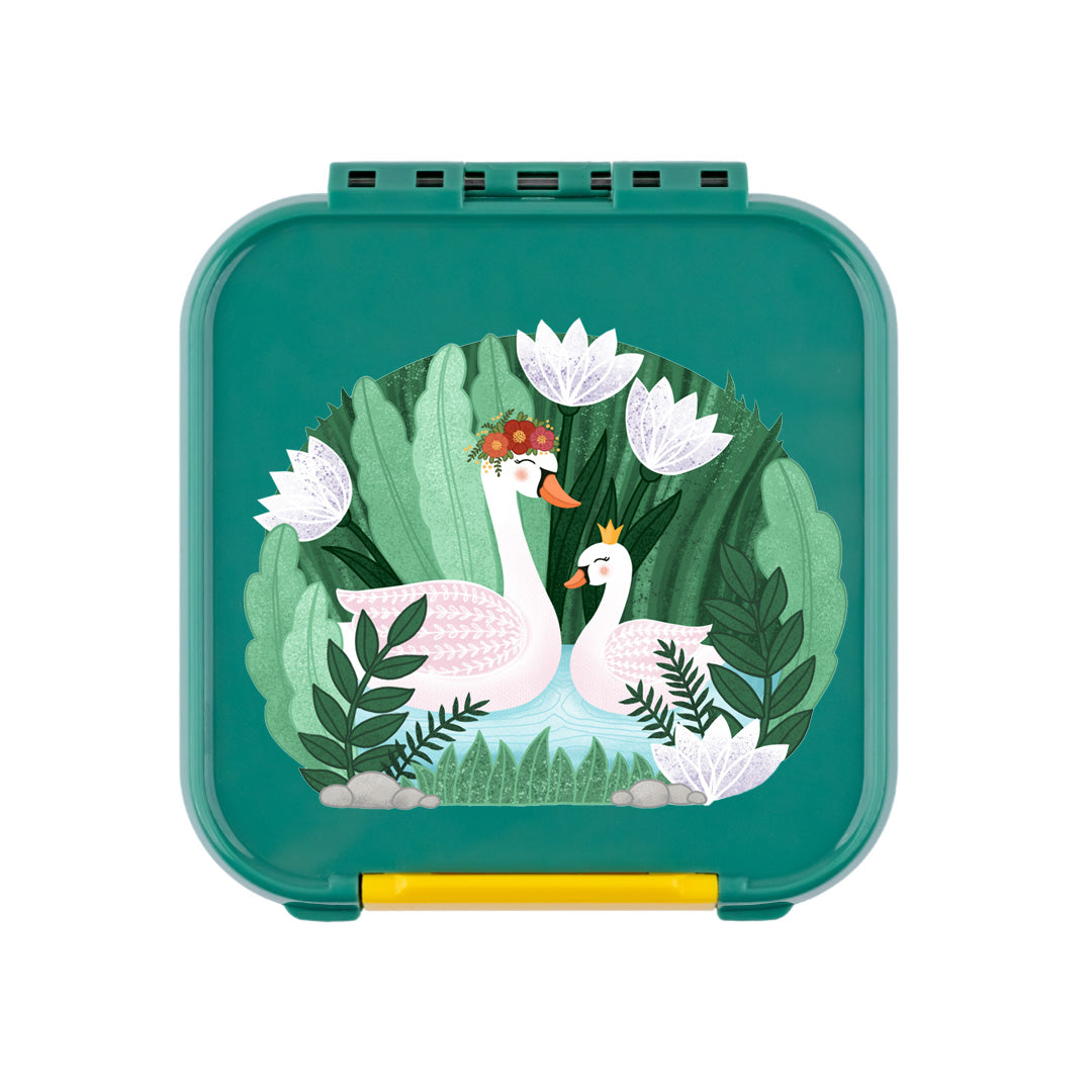 Vodeodolné nálepky Labutie jazero - stvorené pre boxík Bento2