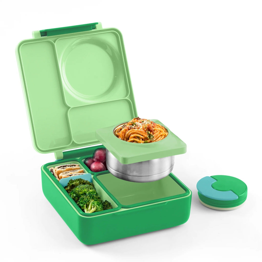 OmieBox hot & cold - Lunchbox s vyberateľnou termonádobou Jablko